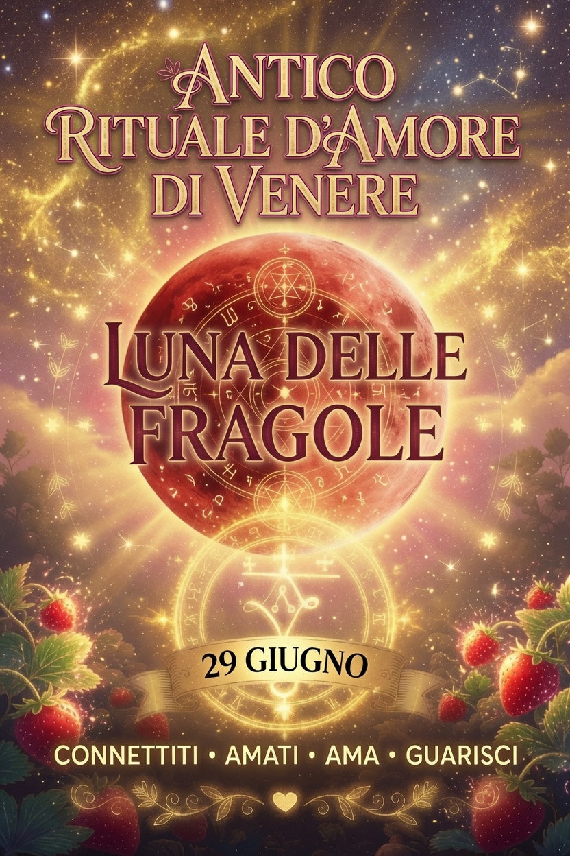 š ANTICO RITUALE DāAMORE DI VENERE ⢠29 Giugno ⢠LUNA DELLE FRAGOLE š
