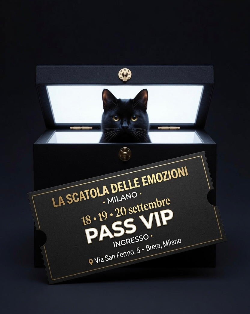 TICKET - BIGLIETTI • LA SCATOLA DELLE EMOZIONI • MILANO 18/19/20 Settembre