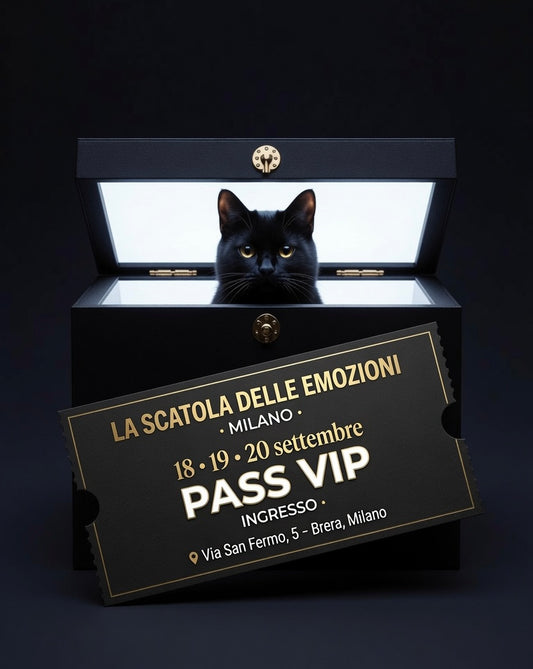 TICKET - BIGLIETTI • LA SCATOLA DELLE EMOZIONI • MILANO 18/19/20 Settembre