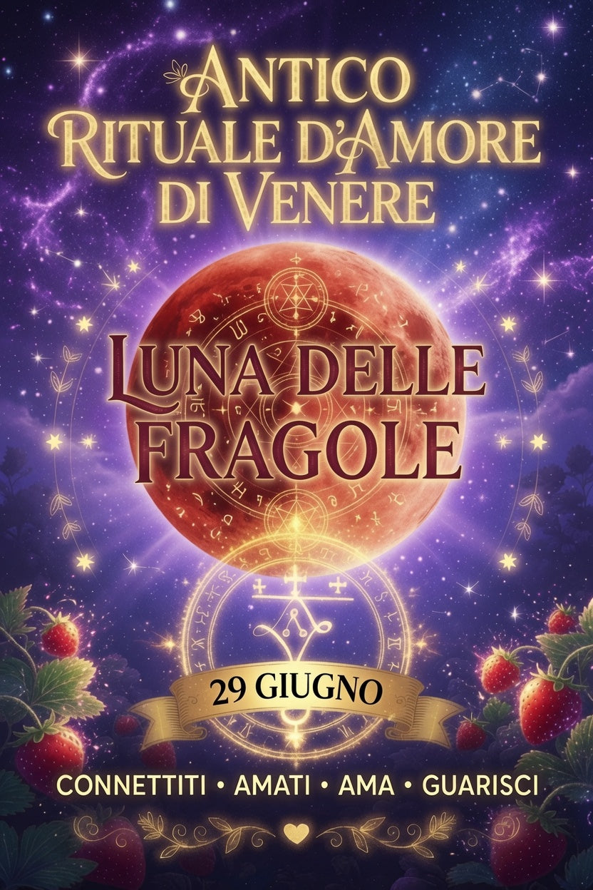 RITUALE DI VENERE NELLA NOTTE DELLA LUNA DI FRAGOLE 🔥