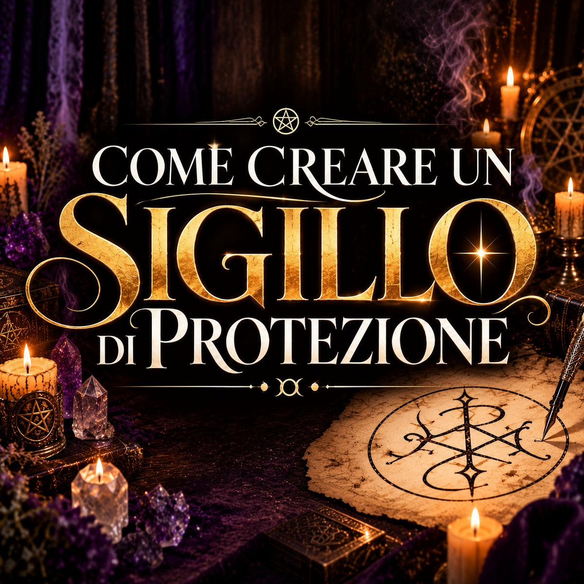 COME CREARE UN SIGILLO DI PROTEZIONE – LA MAGIA DEI SIGILLI.